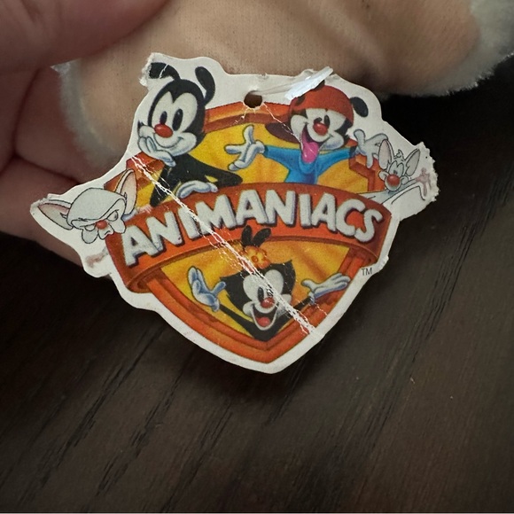 Warner Bros Animaniacs Pinky Acme Lab Plush Doll Vintage 1997 WB Cartoon - Picture 7 of 7